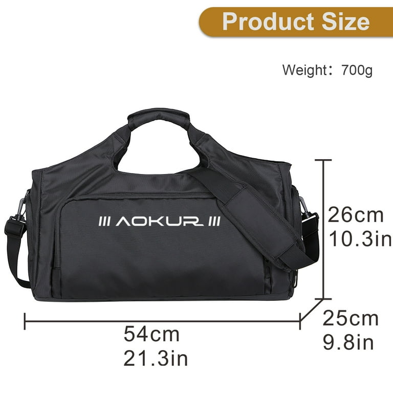 Sports Travel Dufflel Bags for Men Women with Seperate Shoes Compartme –  Aokur