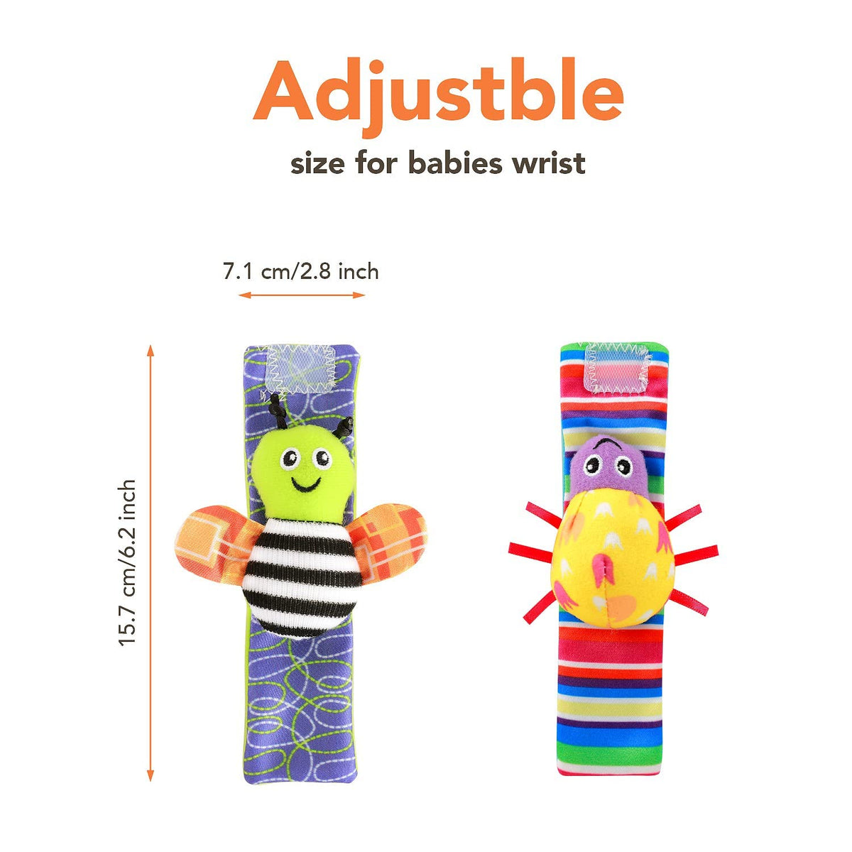 Wrist Rattle and Foot Finder for Newborn Baby, Shop Today. Get it  Tomorrow!