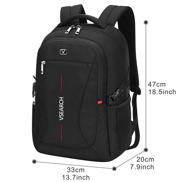 Laptop Backpack 15.6" College School Computer Backpack, Men Women Casual Daypack for Travel/Business/College
