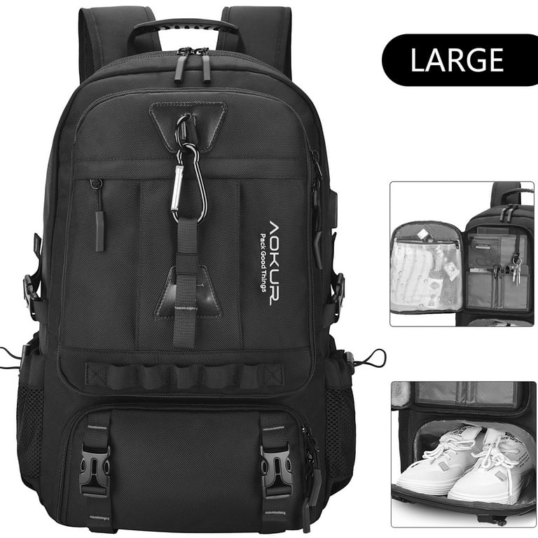 LOVEVOOK Laptop Backpack, Water Resistant, Business Travel Bag, Fits 1